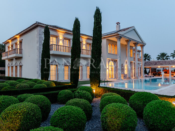 Impresionante villa con vistas al mar y las montañas en Sierra Blanca, Milla de Oro