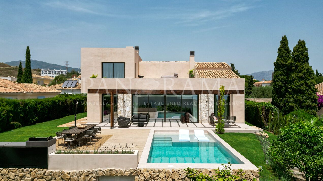 Villa moderna de lujo con encanto mediterráneo en Paraiso Alto, Benahavís