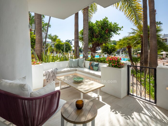 Magnífico apartamento en planta baja en Marina Puente Romano