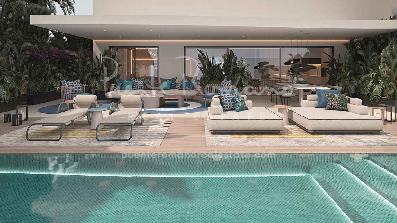 Apartamentos y adosadas ​​en primera línea de playa en el este de Marbella