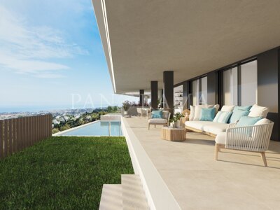 Fabulous new complex above the golf valley in Benahavís