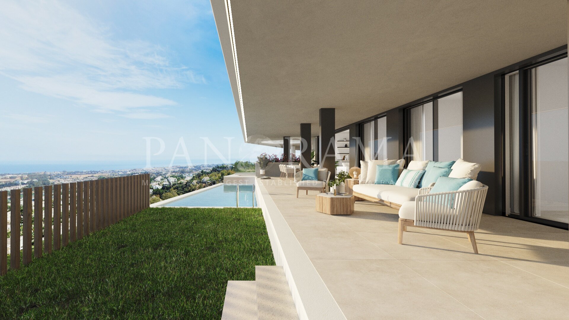 Fabulous new complex above the golf valley in Benahavís