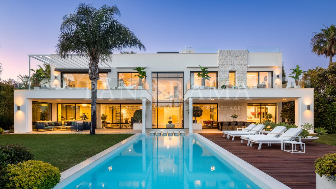 Stunning, award-winning contemporary villa located in Marbella East