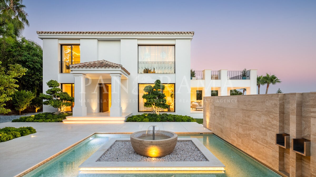 Exclusieve luxe villa met panoramisch uitzicht op zee in Sierra Blanca aan de Gouden Mijl van Marbella