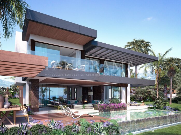 Neues Luxusvillenprojekt in geschlossener Wohnanlage, Las Brisas, Nueva Andalucia