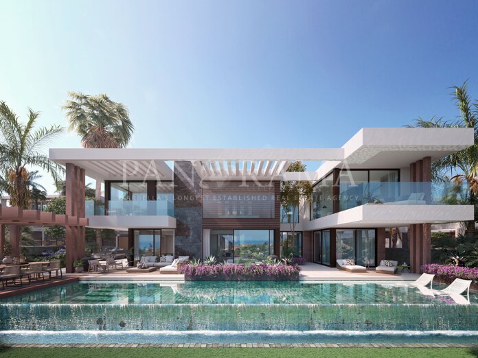 Exclusief, omheind, nieuw luxe villa project gelegen in het prestigieuze gebied van Las Brisas, Nueva Andalucia