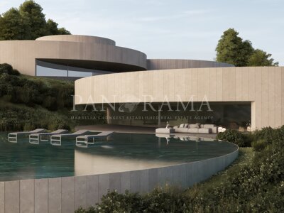 Projet clé en main exclusif d'une villa conçue avec un accent sur l'innovation et la technologie à Sotogrande