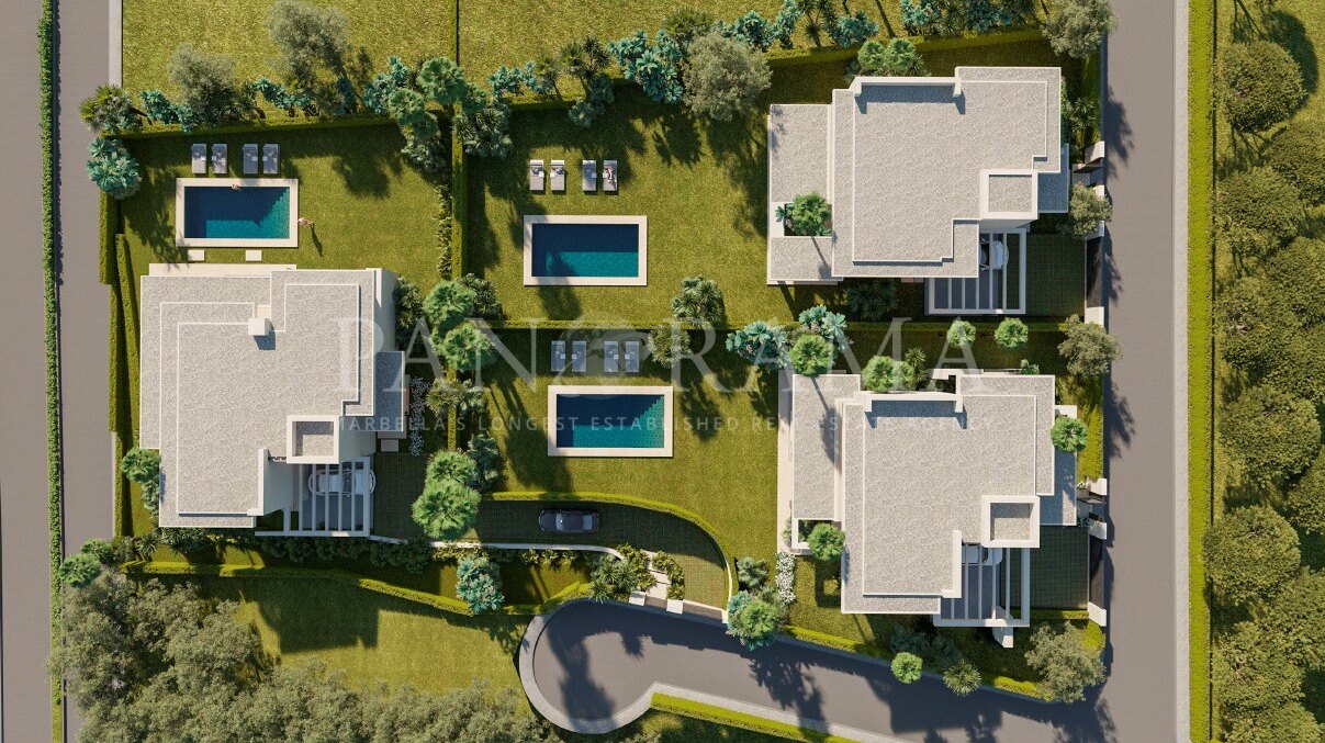 Unique opportunity for 3 basic licensed projects in Valle del Sol next to Guadalmina Alta