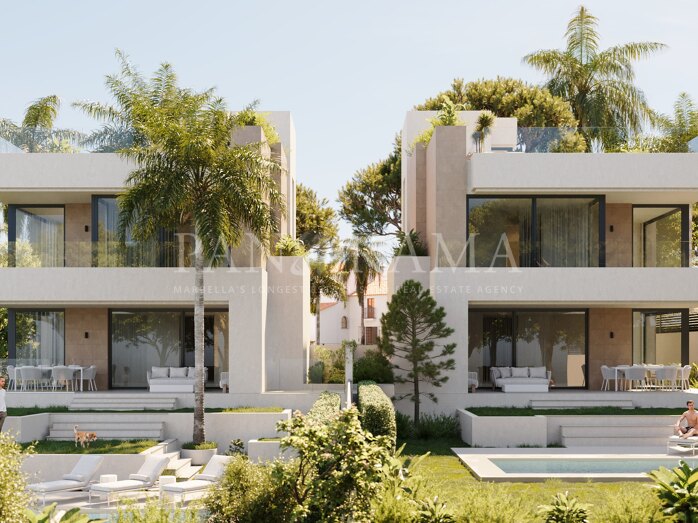 Project van luxe villa's in Marbella Oost op slechts 200 meter van het strand