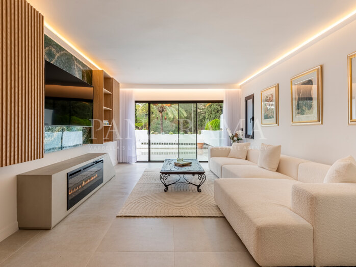 An interior-designed apartment of more than 250m2 in a gated community on the Golden Mile