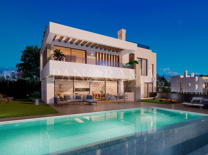 Nieuwe eigentijdse villa naast Atalaya Golf, Estepona