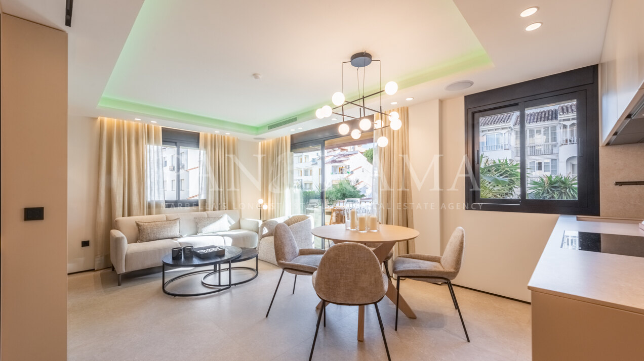 Bel appartement moderne et design à Puerto Banús, proche du Casino, de l'hôtel Hard Rock et de Centro Plaza