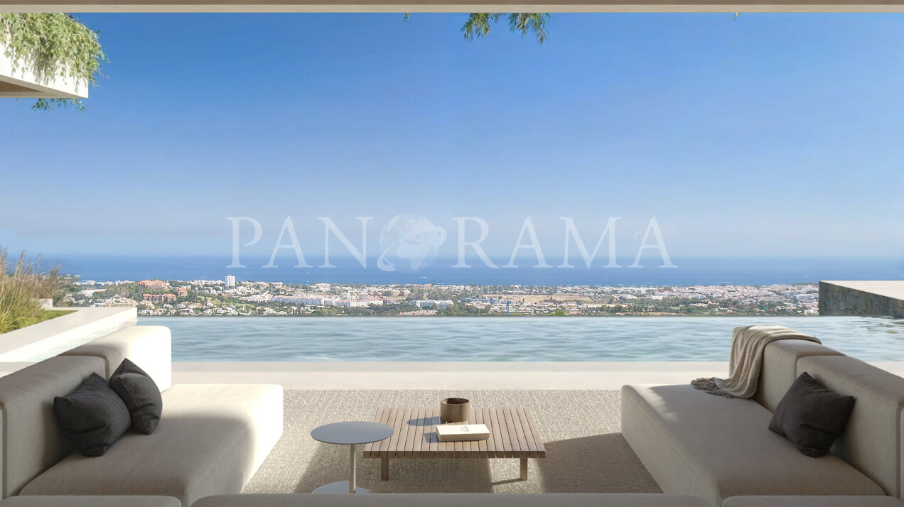 Impressive new villa in Benahavís with breathtaking panoramic views