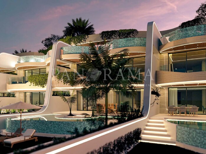 Ultra luxury duplex penthouse in Aída, a boutique community steps to Forum and Puente Romano
