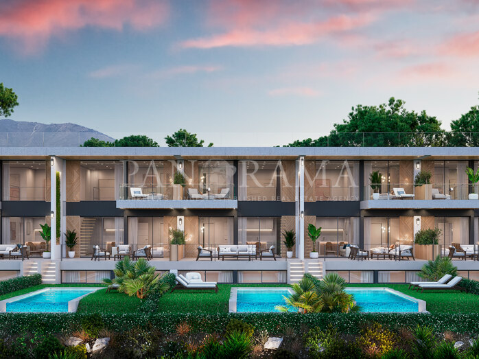 Villa with private garden in apart hotel Complex in the Golf Valley