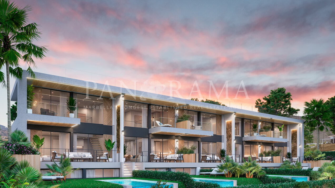 Duplex penthouse in a new aparthotel complex in the golf valley