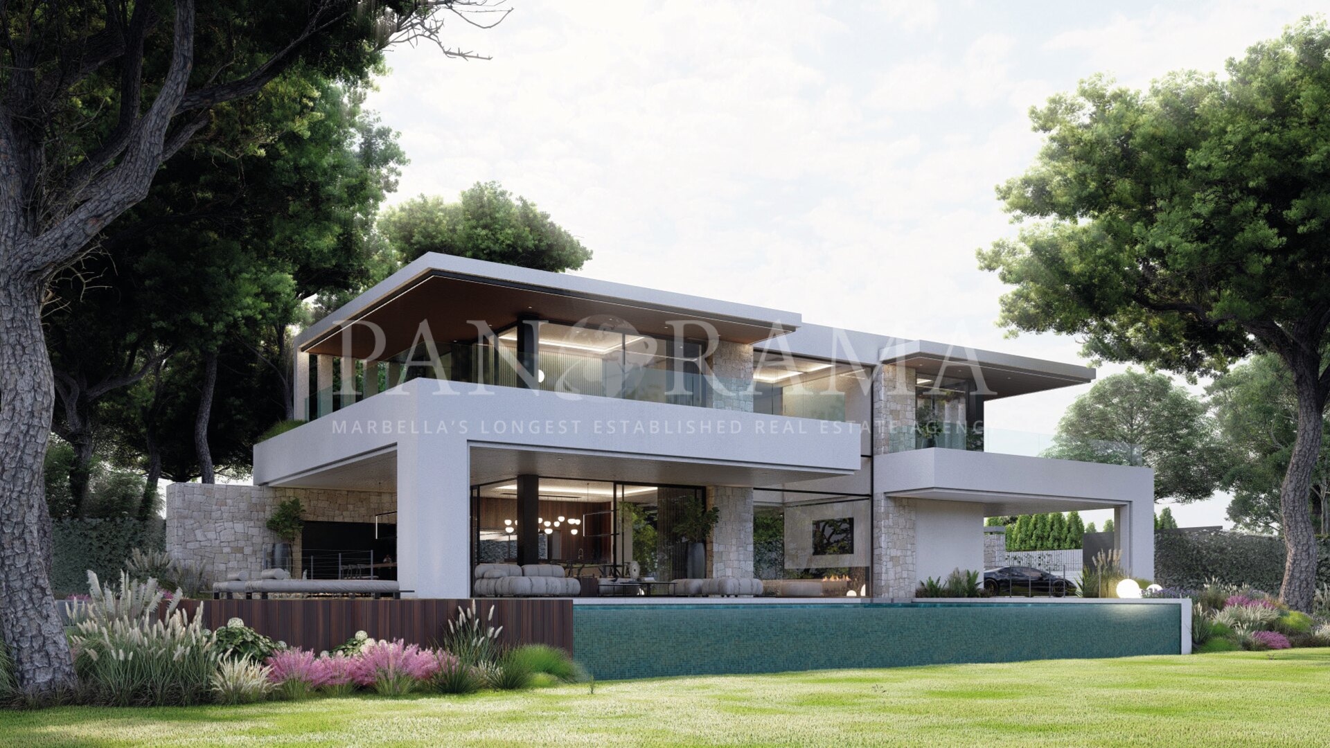 Oportunidad: parcela frente al campo de golf con proyecto de villa de lujo en Artola Alta, Marbella Este