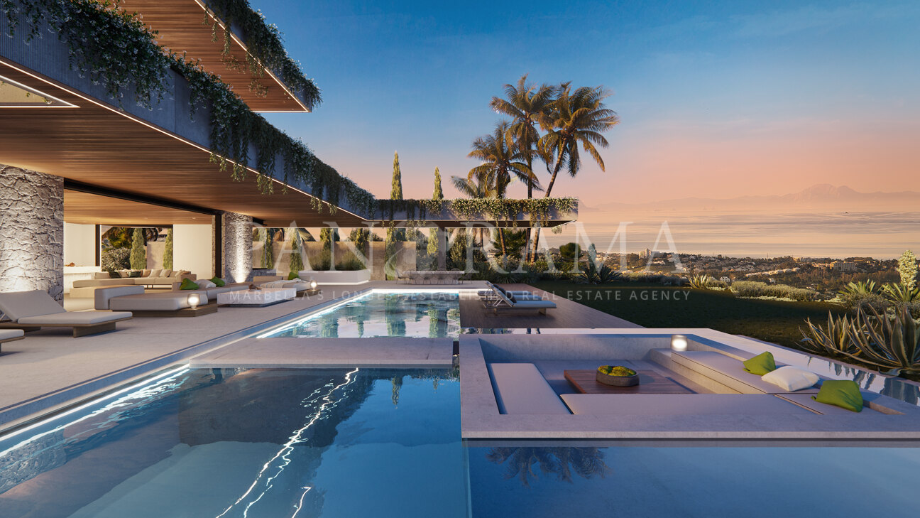 New luxury villa with panoramic views and modern amenities in The SKY Marbella, Benahavís