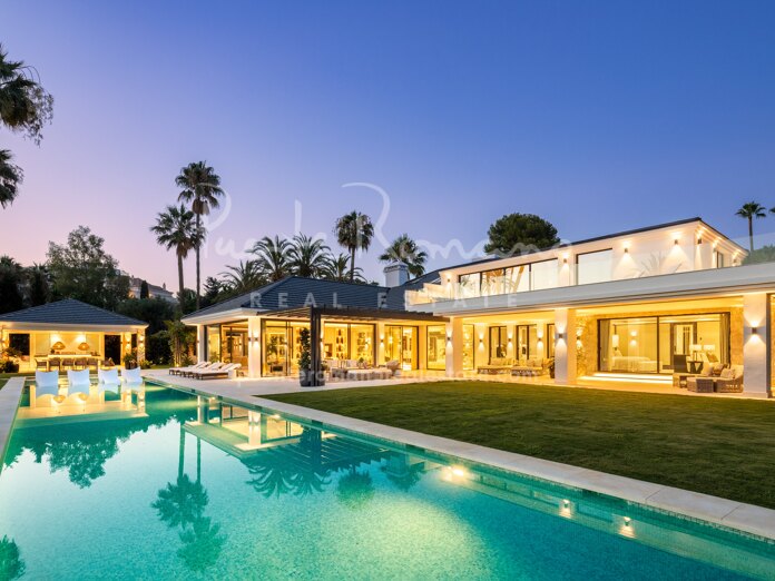 Villa Solstice, a spectacular front line golf villa next to Las Brisas Golf course