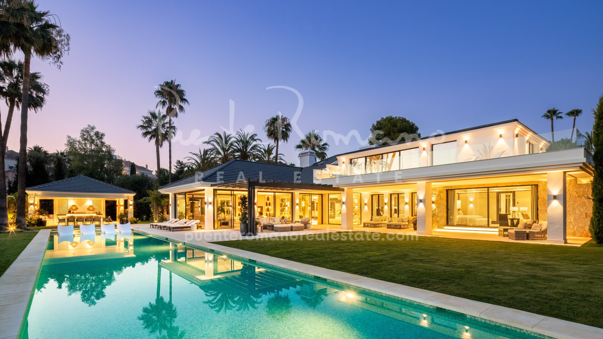 Villa Solstice, a spectacular front line golf villa next to Las Brisas Golf course