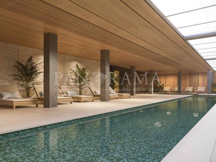 Penthouse dans un nouveau projet résidentiel à distance de marche de la plage