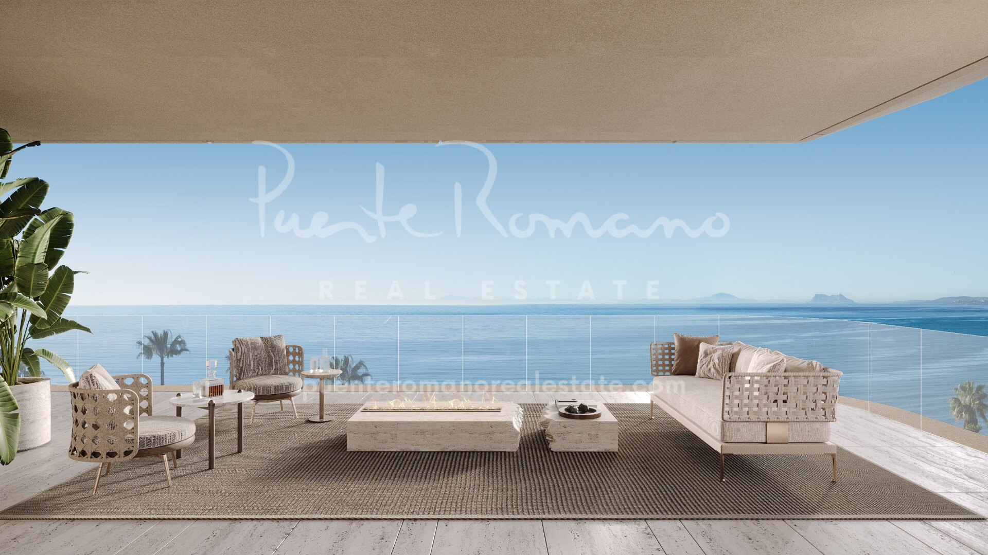 Luxurious apartment with sea views in a private, gated environment