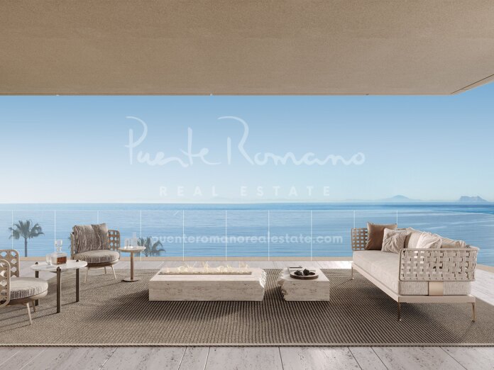 Apartamento de lujo con vistas al mar en un entorno privado y cerrado