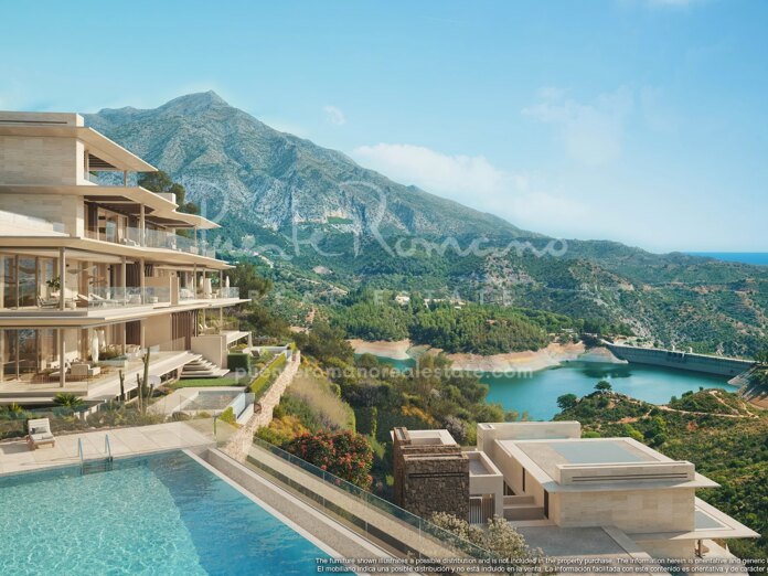 Nuevos apartamentos de lujo con vistas panorámicas al mar y la montaña