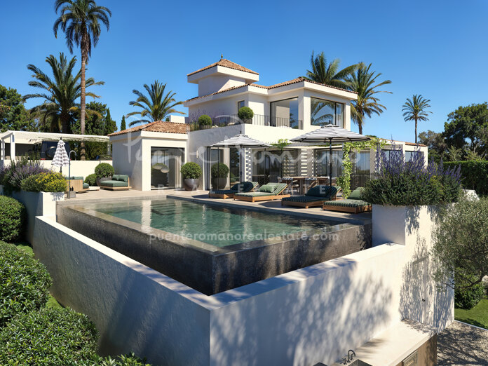 Villa Voir, in the heart of Nueva Andalucía with sauna and a heated indoor pool
