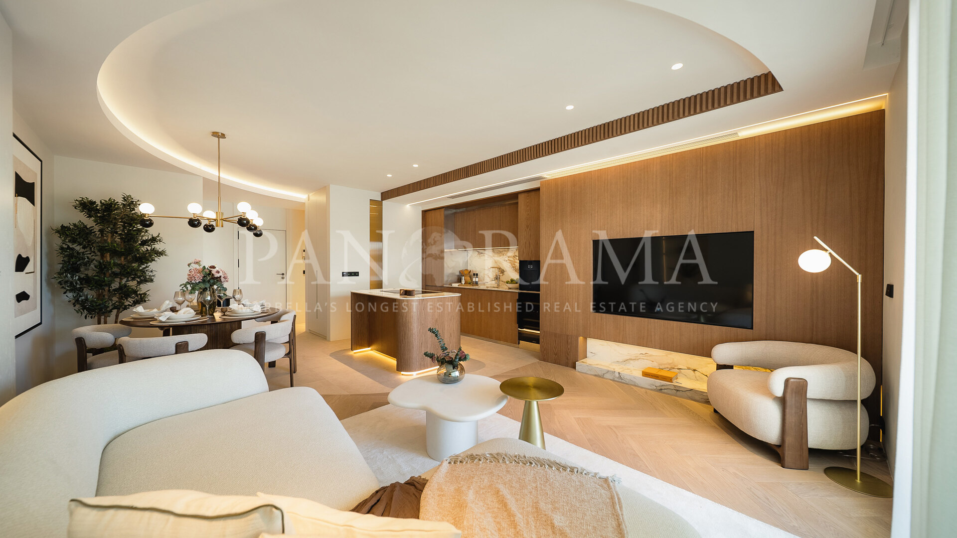 Elegante apartamento con vistas al mar en Las Terrazas de Las Lomas, Milla de Oro de Marbella