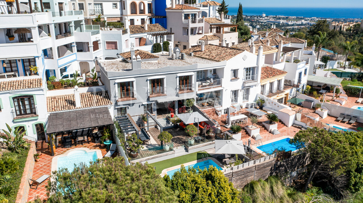 Weiträumiges Stadthaus in La Heredia mit privatem Pool und unglaublicher Aussicht