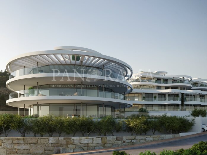 Nuevo apartamento en planta baja en un complejo residencial con vistas impresionantes