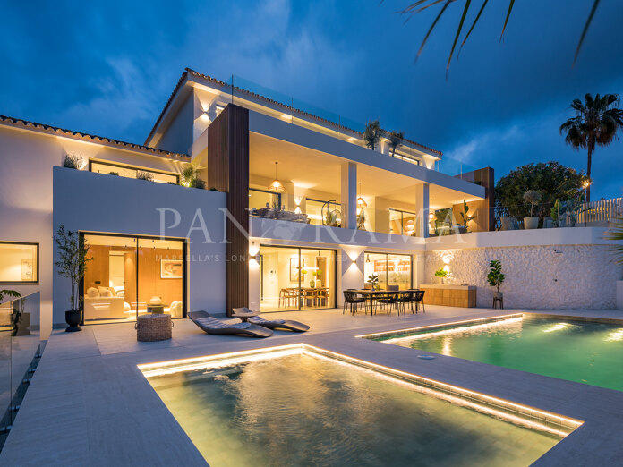 Marvellous modern villa with sea views in El Rosario, Marbella
