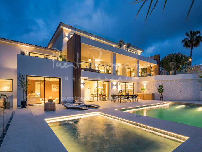 Marvellous modern villa with sea views in El Rosario, Marbella