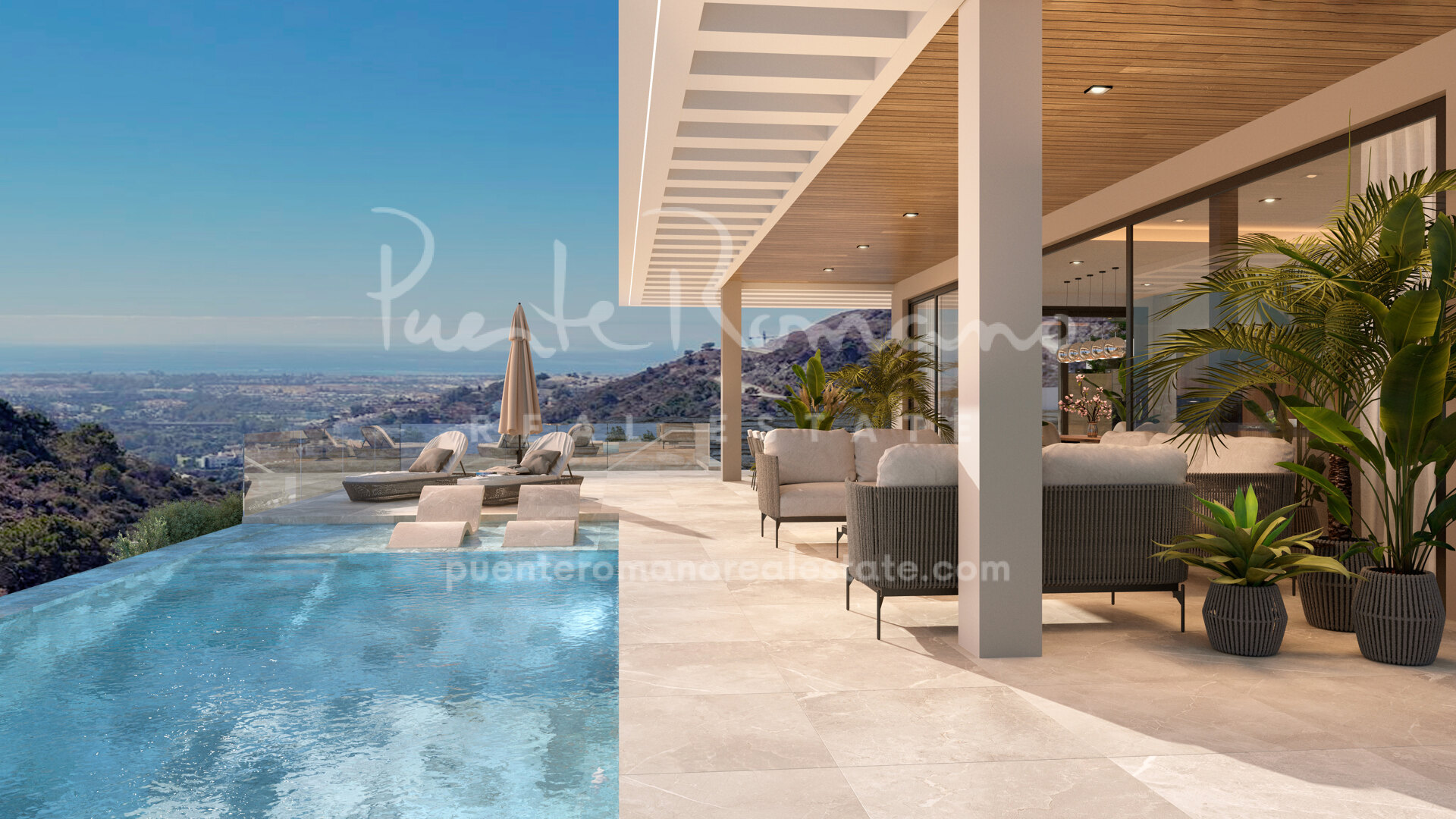 Sophisticated contemporary home with sea views in El Madroñal, Benahavís