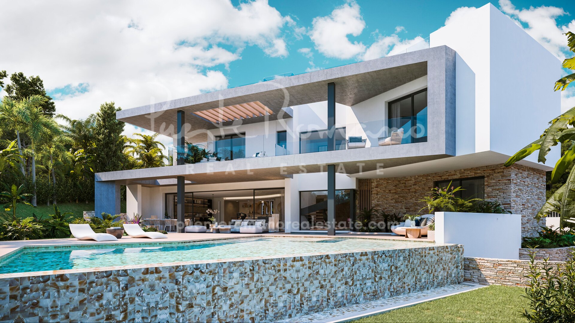 Elegante villa orientada al sur en Lomas del Virrey, Milla de Oro de Marbella