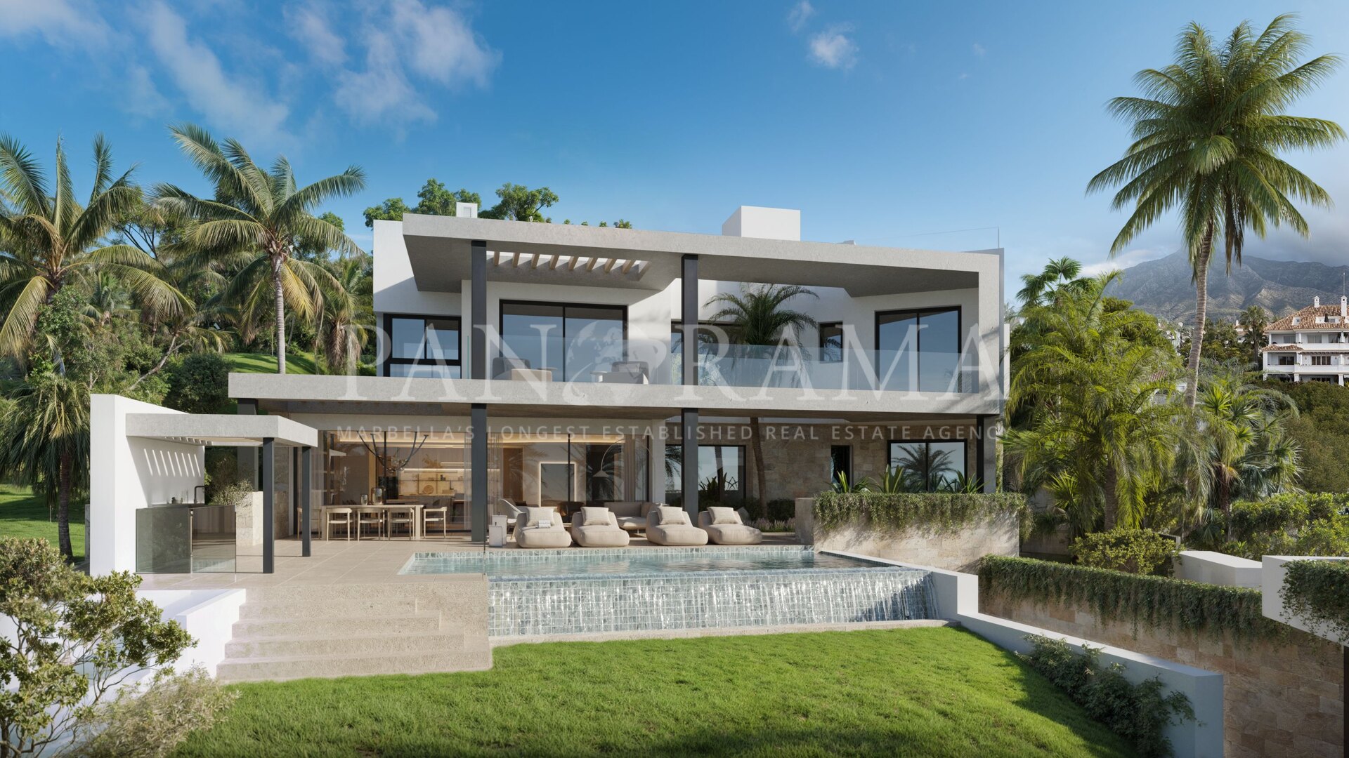 Bright and modern Villa in Lomas del Virrey, steps from Marbella’s Golden Mile