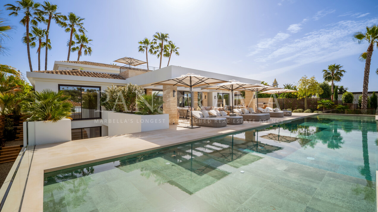 Enchanting villa in the prestigious area of Aloha in Nueva Andalucía