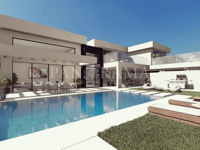 Contemporary villa with panoramic views in Valle Romano, Estepona