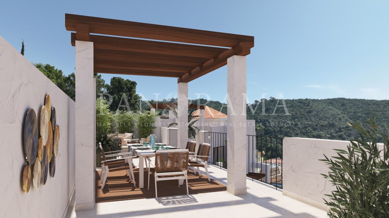 Penthouse in a new project in heart of Benahavis centre