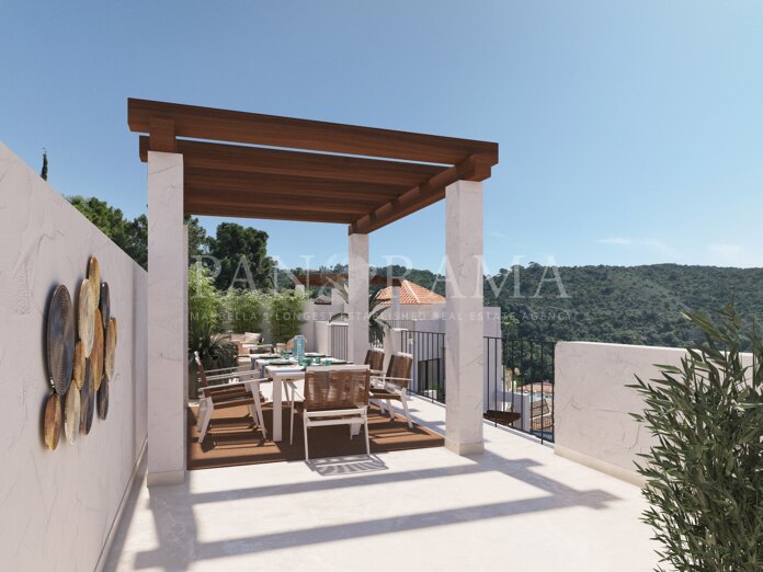 Penthouse in a new project in heart of Benahavis centre