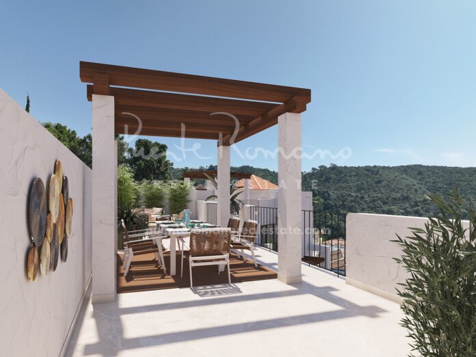 Penthouse in a new project in heart of Benahavis centre