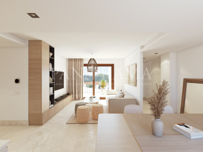 Nuevo apartamento de un dormitorio en el centro de Benahavís