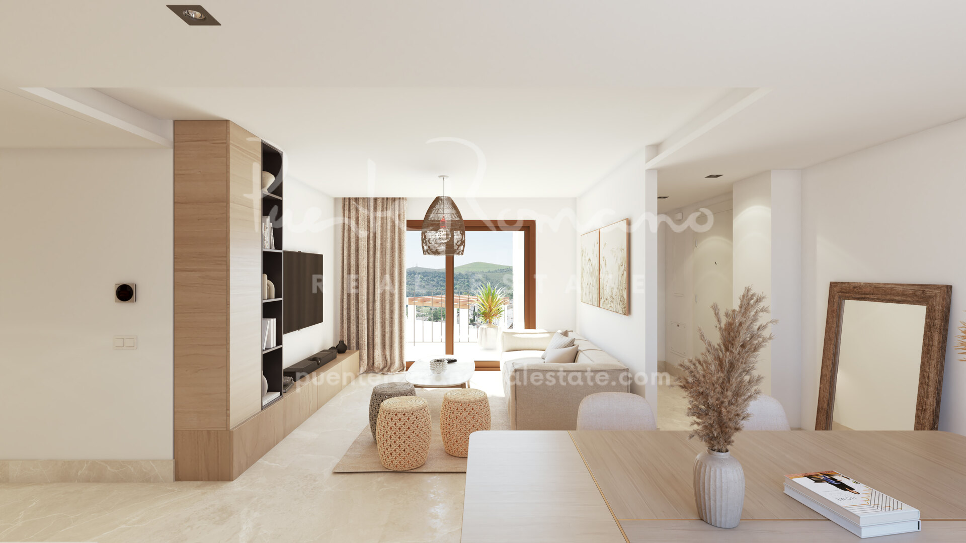 New one-bedroom apartment in the centre of Benahavís