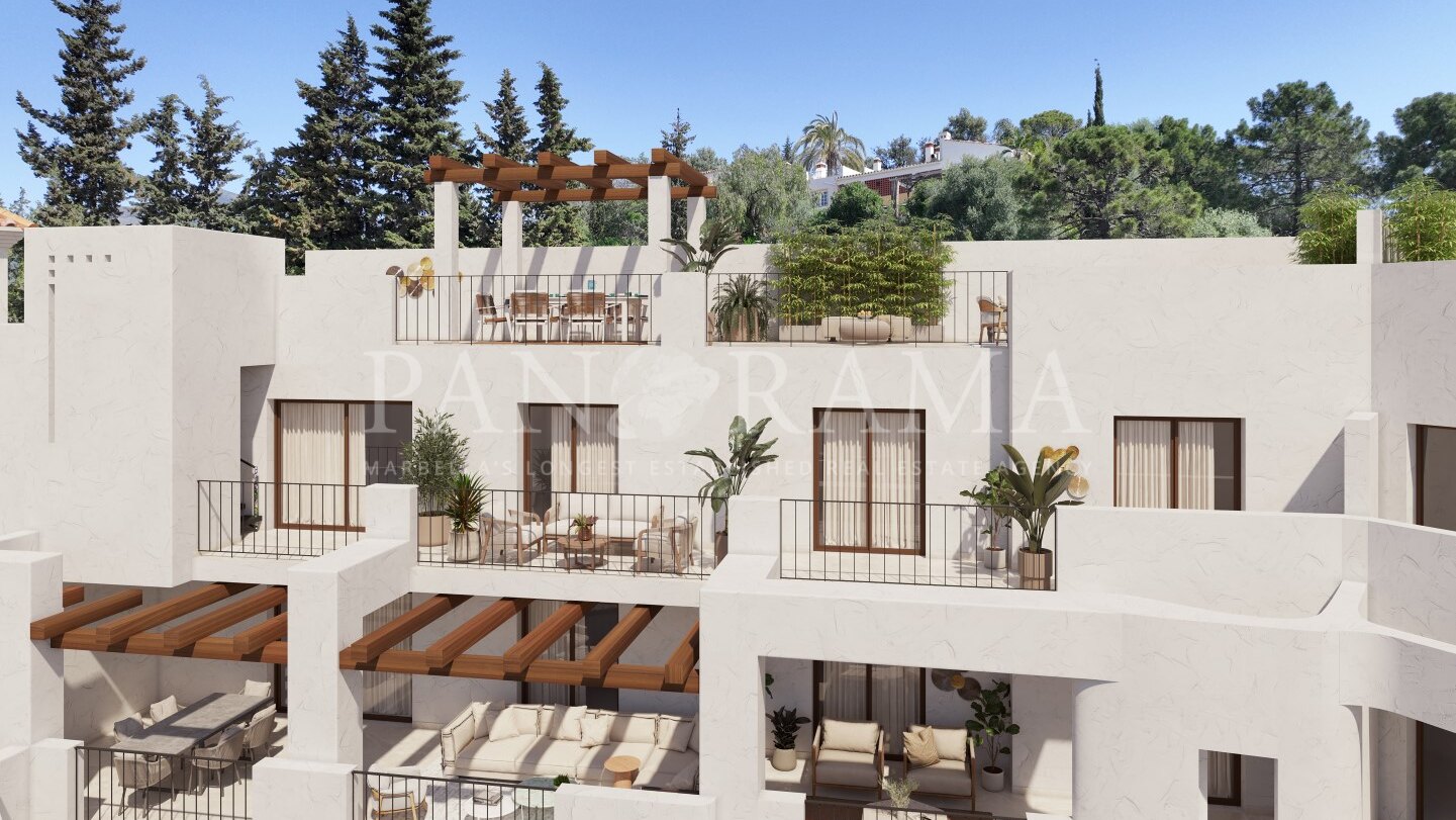Duplex penthouse with private solarium in a new project in the heart of Benahavís