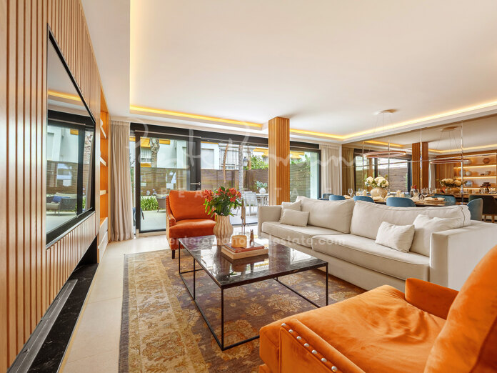 Luxury modern townhouse on Marbellamar just steps from the beach