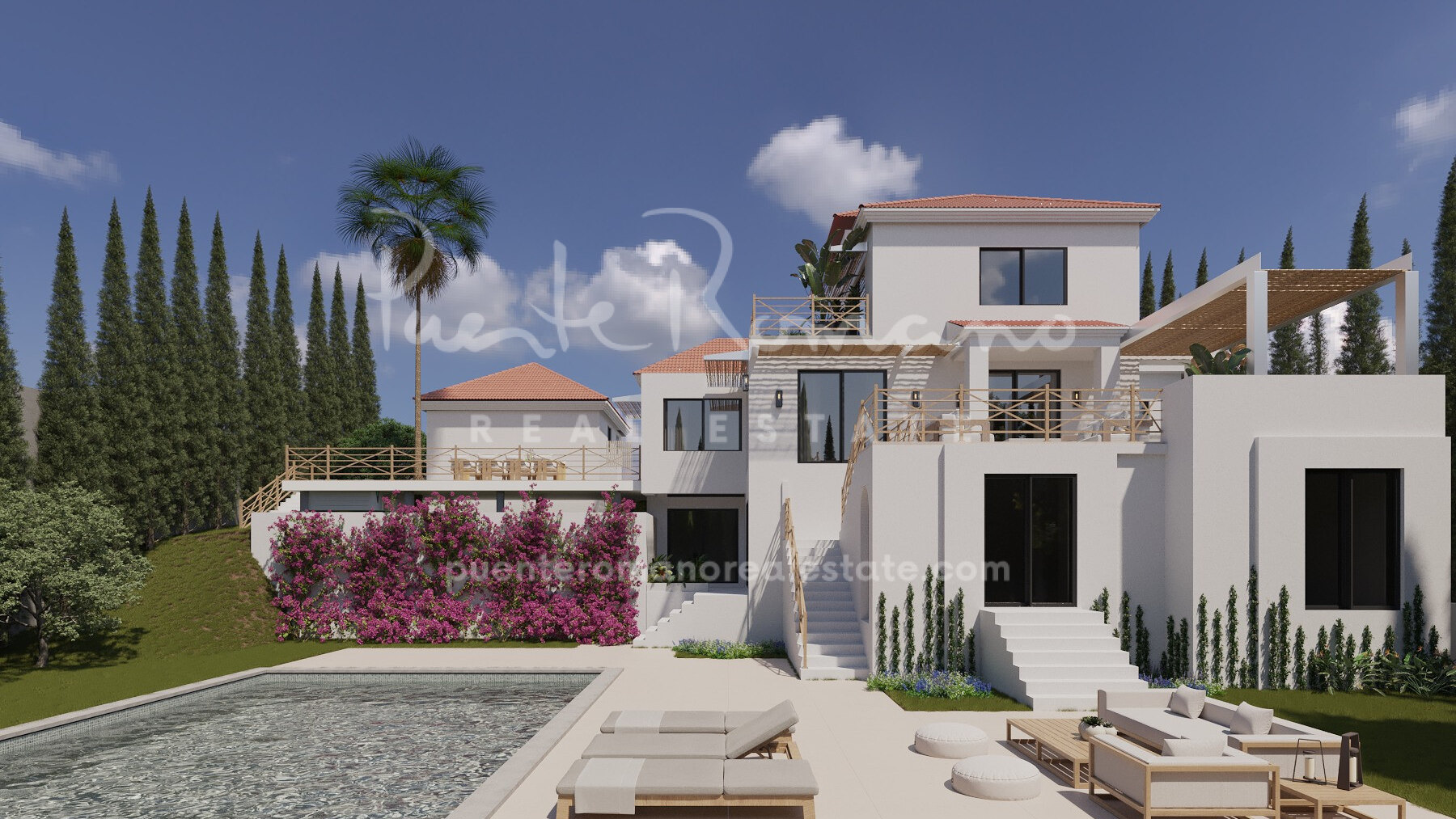 Turnkey villa in a gated community of Nueva Andalucía