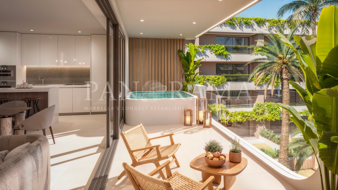 First floor apartment bordering San Pedro with all amenities at hand