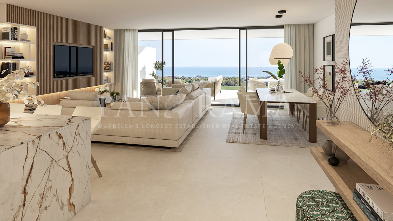 Newly built middle-floor apartment with premium amenities in Nueva Andalucía