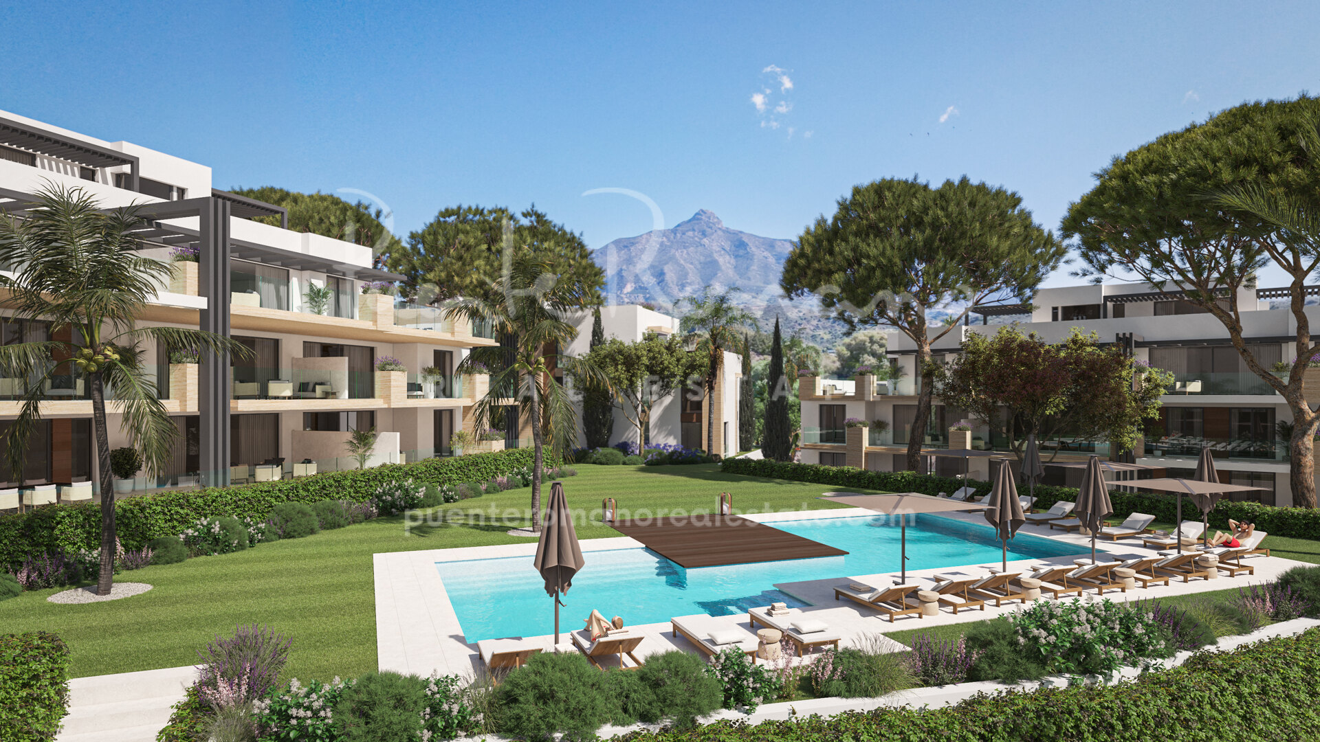 Elegante ático contemporáneo en una nueva urbanización en Nueva Andalucía